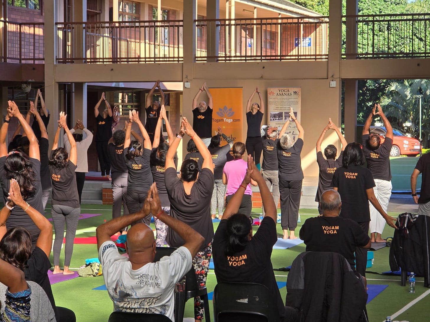 Featured image for “How yoga became friendship, community, and a way of seeing the world for a scientist”